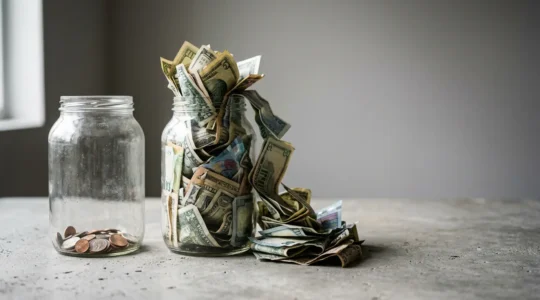 Conceptual representation of streaming revenue disparity for independent musicians