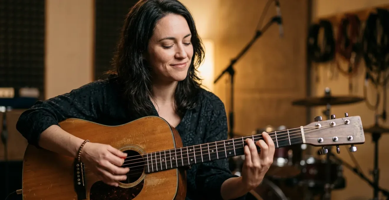 Professional musician performing high-speed passage with relaxed posture and focused expression